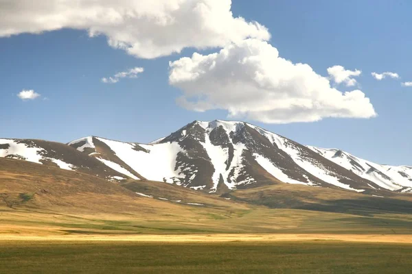 Trasa Piękny Scenic Biszkeku Song Kul Jezioro Naryn Górach Tienszan — Zdjęcie stockowe