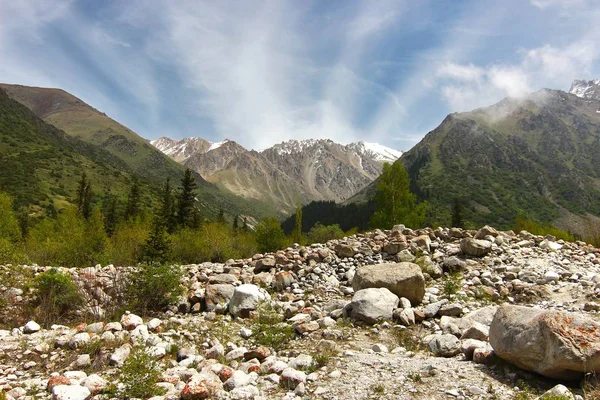 Ala Archa Εθνικό Πάρκο Στα Όρη Tian Shan Της Kyrgyzsta — Φωτογραφία Αρχείου