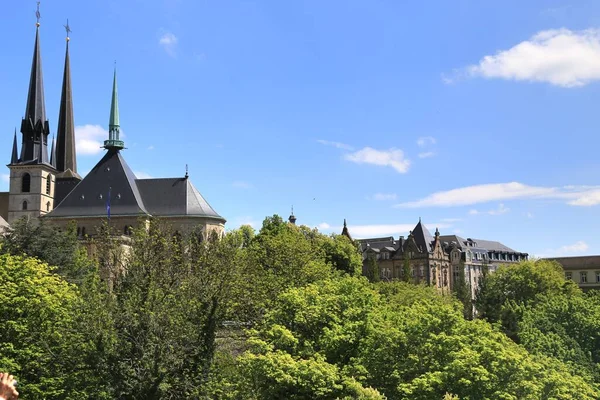 Der Blick Auf Das Zentrum Luxemburg Stadt Luxemburg — Stockfoto