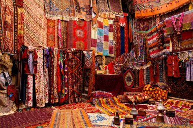 Çeşitli Türk halı pazarı