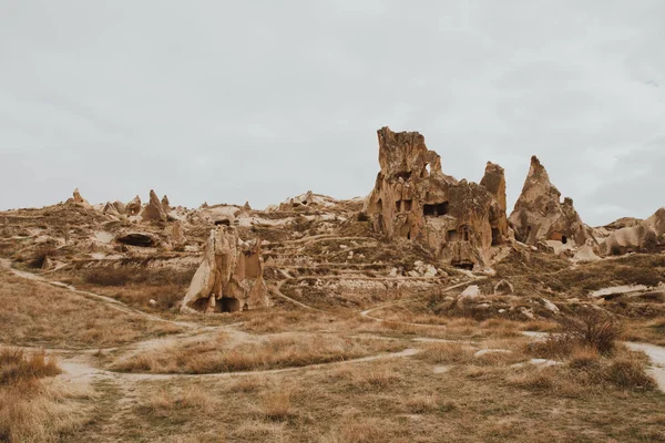 Oude Stenen Turkije Cappadocië — Stockfoto