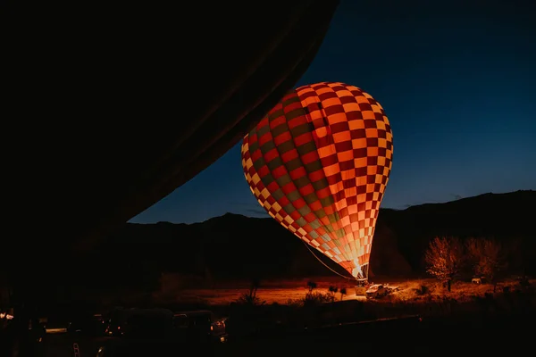 Lancement Ballon Tôt Matin Turquie Cappadoce — Photo