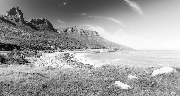 Coastline Chapman Peak Drive Cape Town South Africa Africa Black — Stock Photo, Image