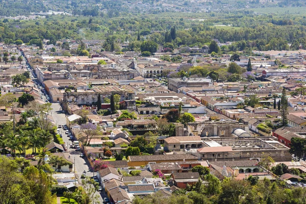 Una Vista Aérea Antigua Guatemala Centroamérica —  Fotos de Stock