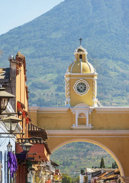 Santa Catalina Arch Oder Arco Santa Catalina Wie Antigua Guatemala — Stockfoto