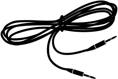 Gitar Amp için vektör bağlamak için genel yama kablosu