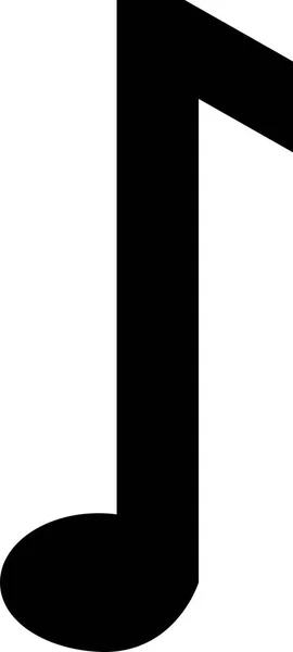 Notas Musicales Con Ilustración Vectorial Del Símbolo Bandera Blanco Negro — Vector de stock