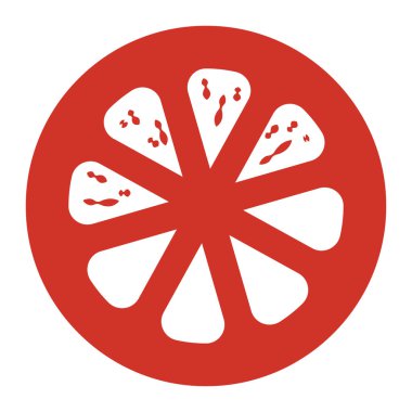 domates dilimi vektör