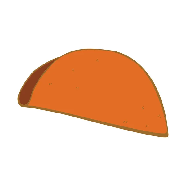Vecteur de coquille Taco — Image vectorielle