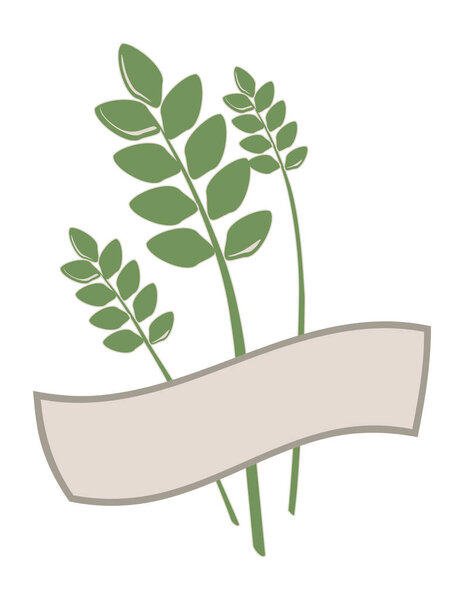 Пшеничные стебли с вектором
