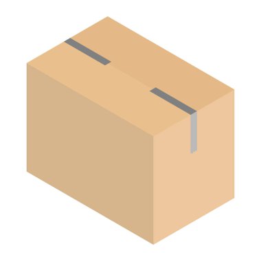 Carboard ambalaj kutusu vektör
