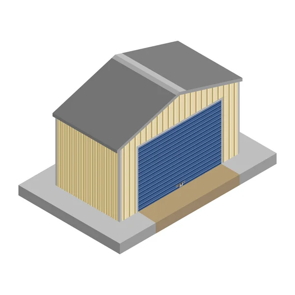 Unidad de almacenamiento cerrada Vecor — Vector de stock