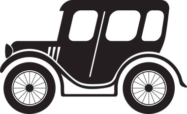 Klasik Vintage Araba Vektörü