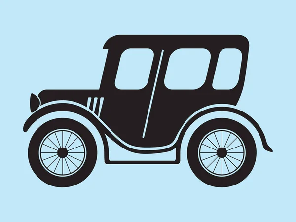 Klassieke Vintage auto vector — Stockvector