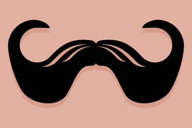 İmparatorluk Bıyık Simge Vektörü