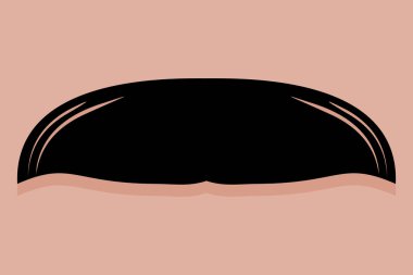 Abajur Bıyık Simge Vektör