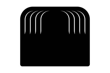 Diş Fırçası Bıyık Simge Vektör