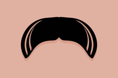 Mors Bıyık Simge Vektör