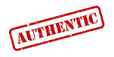 Otantik Kauçuk Damga Vektörü