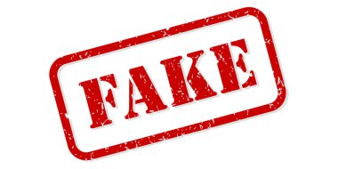 Sahte Kauçuk Damga Vektörü