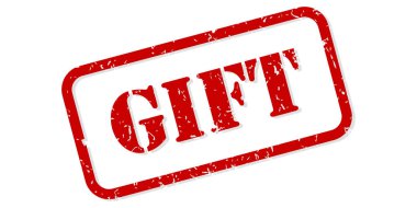 Hediyelik Kauçuk Damga Vektörü