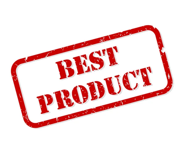 Najlepszy produkt guma pieczęć wektor — Wektor stockowy