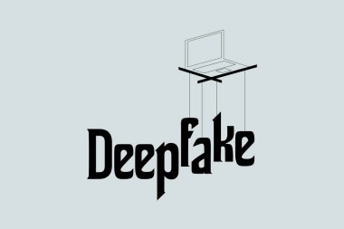 Deepfake Concept Vector clipart