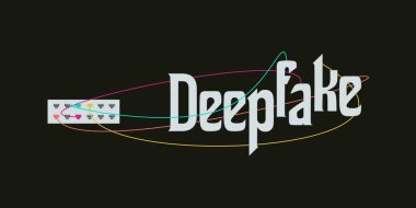 Deepfake AI Concept Vector clipart