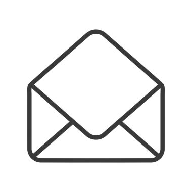 Posta simgesi vektörü aç