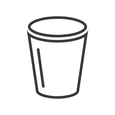 Çöp kutusu simgesi vektörü