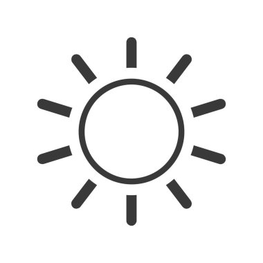 Ekran Parlaklığı Simgesi Vektörü