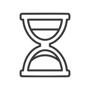 kum saati simgesi vektör