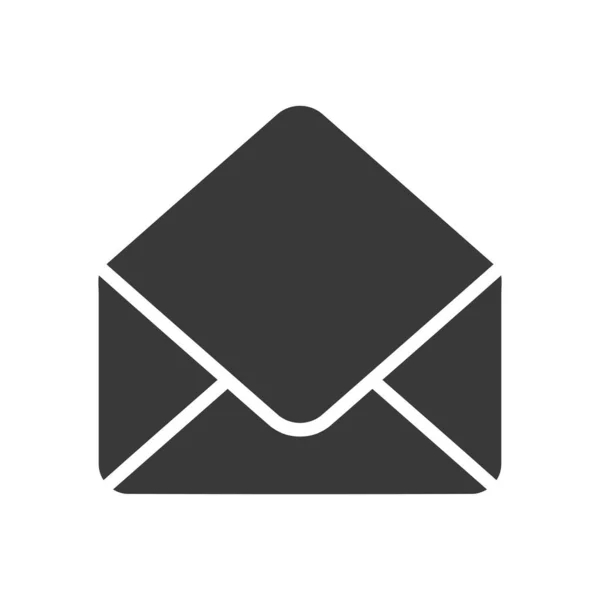 Vector de icono de correo abierto — Archivo Imágenes Vectoriales