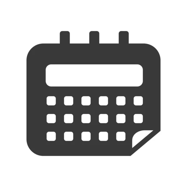 Calendario Vettore icona — Vettoriale Stock