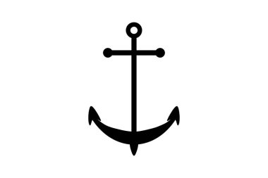 Vektör içinde klasik gemi dayanak simgesi