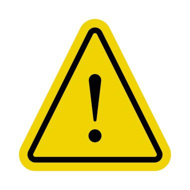 Sarı uyarı işareti veya uyarı sembolü