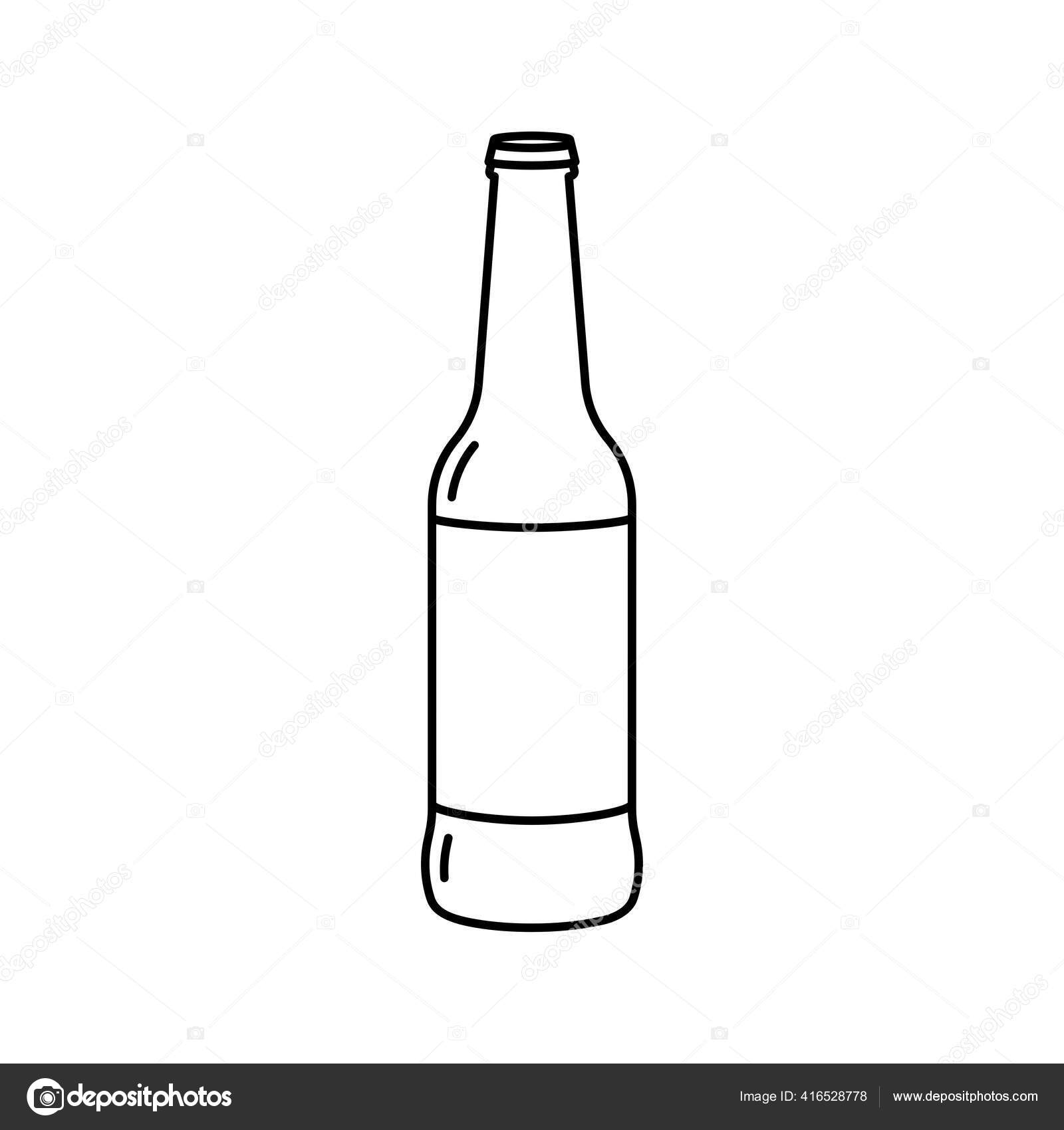 Ink Bottle Vector Icon Simple Outline Stock Vector (Royalty Free) 625514183  | Shutterstock