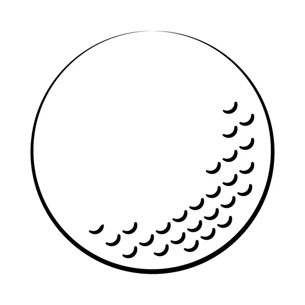 Golfbal Detail Vector — Stockvector