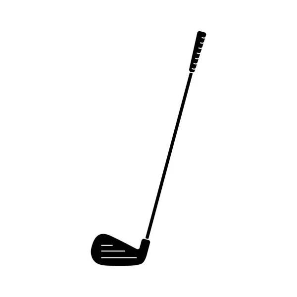 Club Golf Fer Dans Vecteur — Image vectorielle