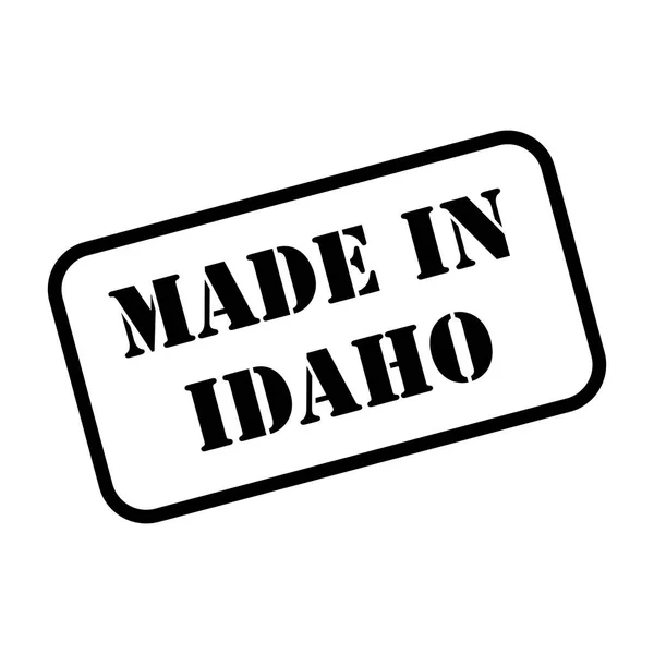 アイダホ州で作られたラバースタンプスタイルのベクトル — ストックベクタ
