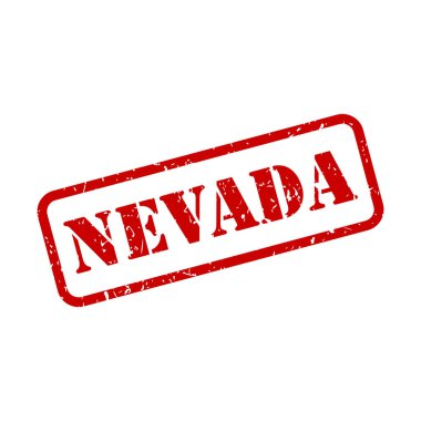 Nevada damga işareti vektör pul biçimi