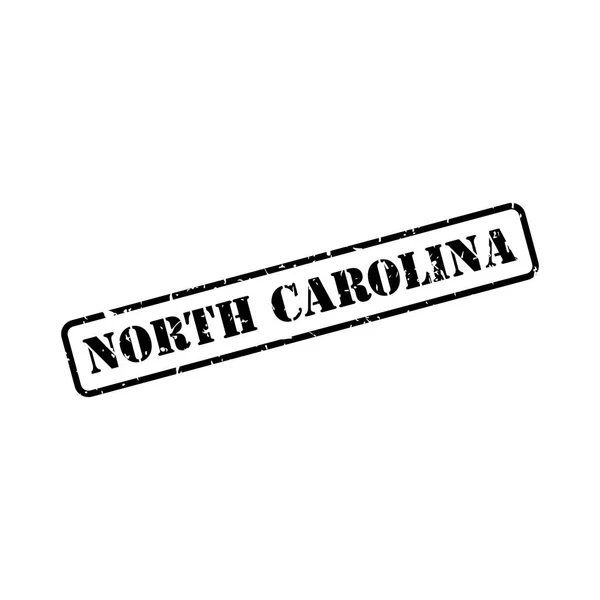 Signo Carolina Del Norte Stamp Style Vector — Vector de stock