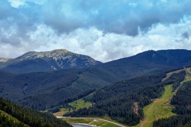 manzara, dağlar Karpatlar, dağ manzarası