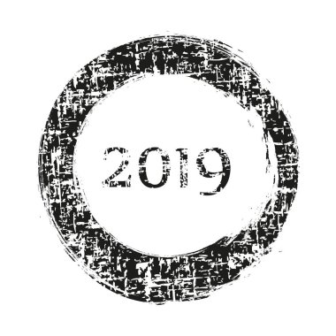 2019 mutlu yeni yıl arka plan mevsimlik el ilanları ve tebrik kartı veya Noel temalı davetler için