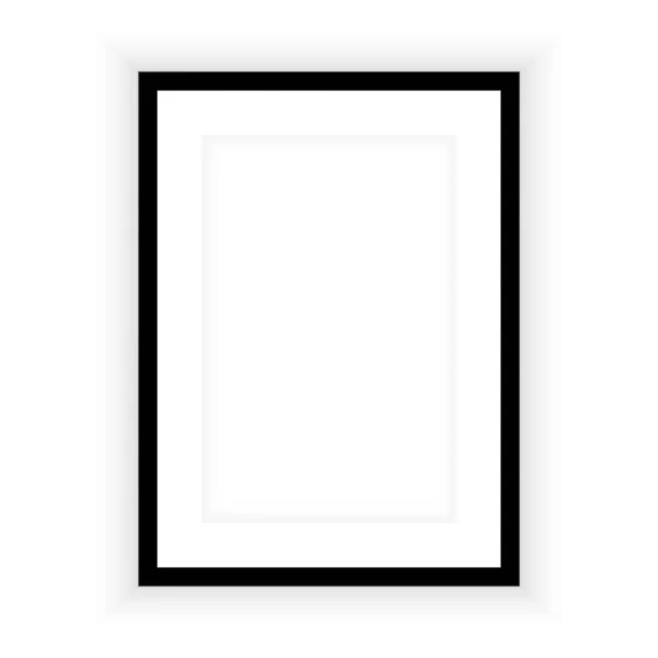 现实的画框孤立在白色背景上 完美的你的演示 矢量说明 — 图库矢量图片