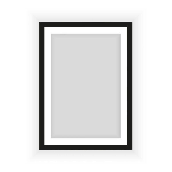 Реалистичная рамка изображения изолирована на белом фоне. Идеально подходит для презентаций. Векторная иллюстрация
