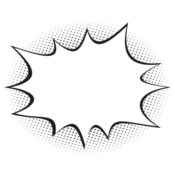 Vektör komik patlama. Komik karikatür konuşma balonu farklı duygular için.