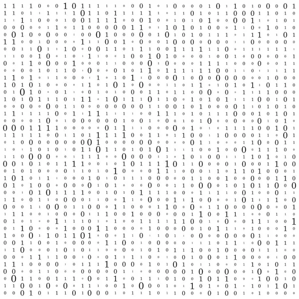 Binär Kod Digital Teknik Bakgrund — Stock vektor