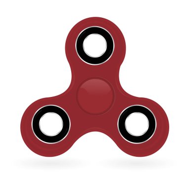 Beyaz arka planda gümüş bilyalı renkli kıvrımlı. Modern çocukların el yapımı oyuncakları