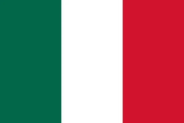 メキシコの旗だブラシはメキシコの旗を描いたグランジ効果と水彩で手描きスタイルのイラストを描きます。メキシコの国旗にグリンジの質感。ベクターイラスト. — ストックベクタ
